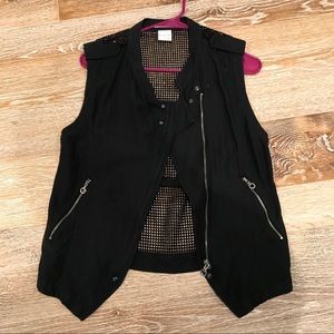 mesh biker vest